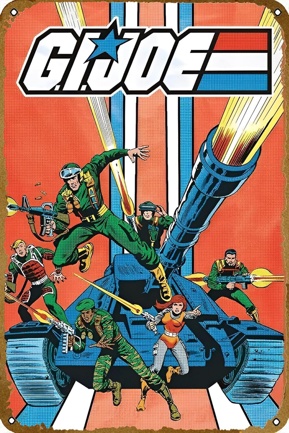 Vintage Collectible Posters - Gi Joe – Tanque – Pôster
