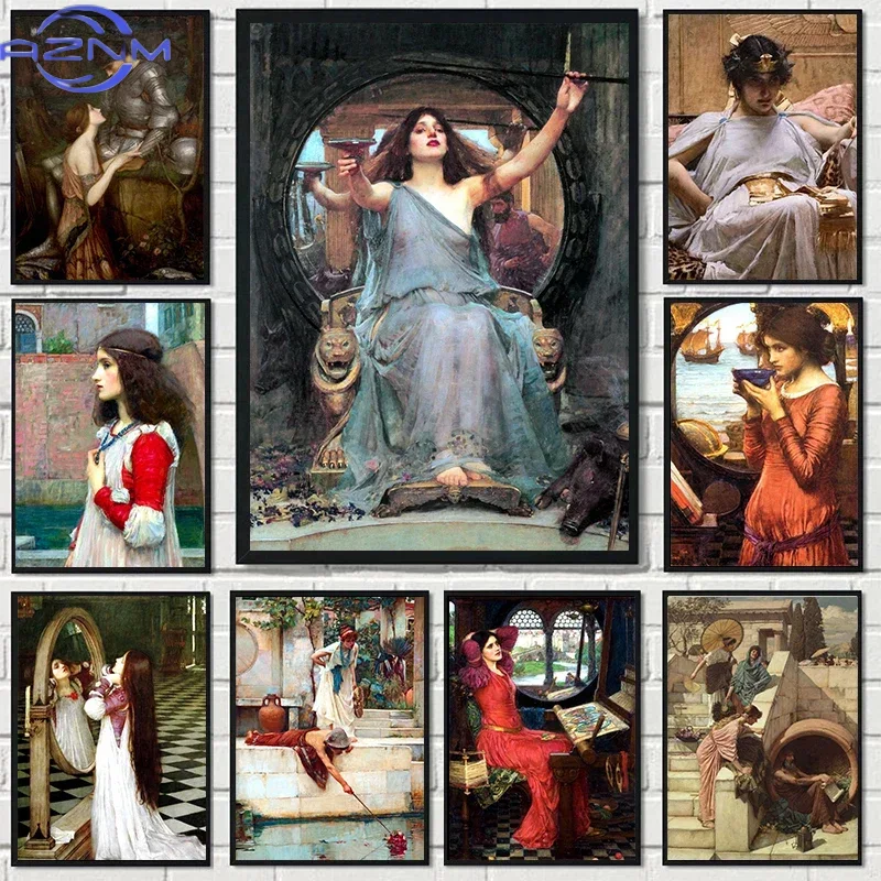 Vintage Collectible Posters - Pintura em tela, arte de parede,