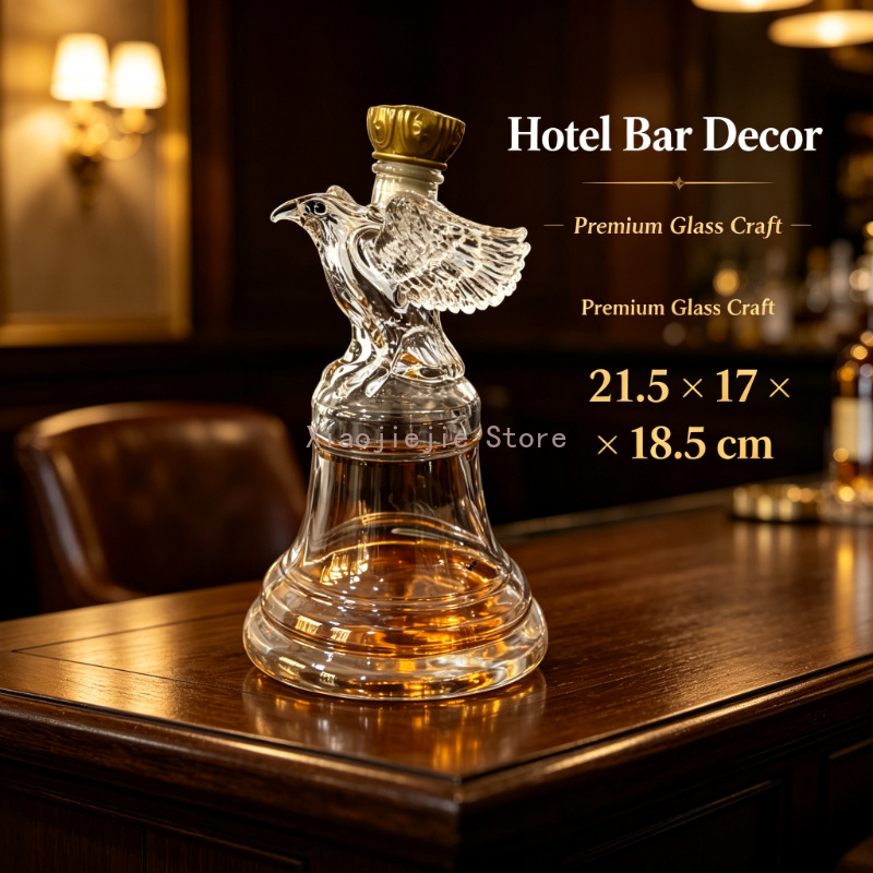 Vintage Collectible Liquor Bottles - Decantador de Vidro Sino da Liberdade