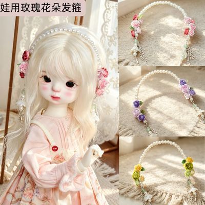 Vintage Collectible Accessories - Tiara de Boneca com Flores de