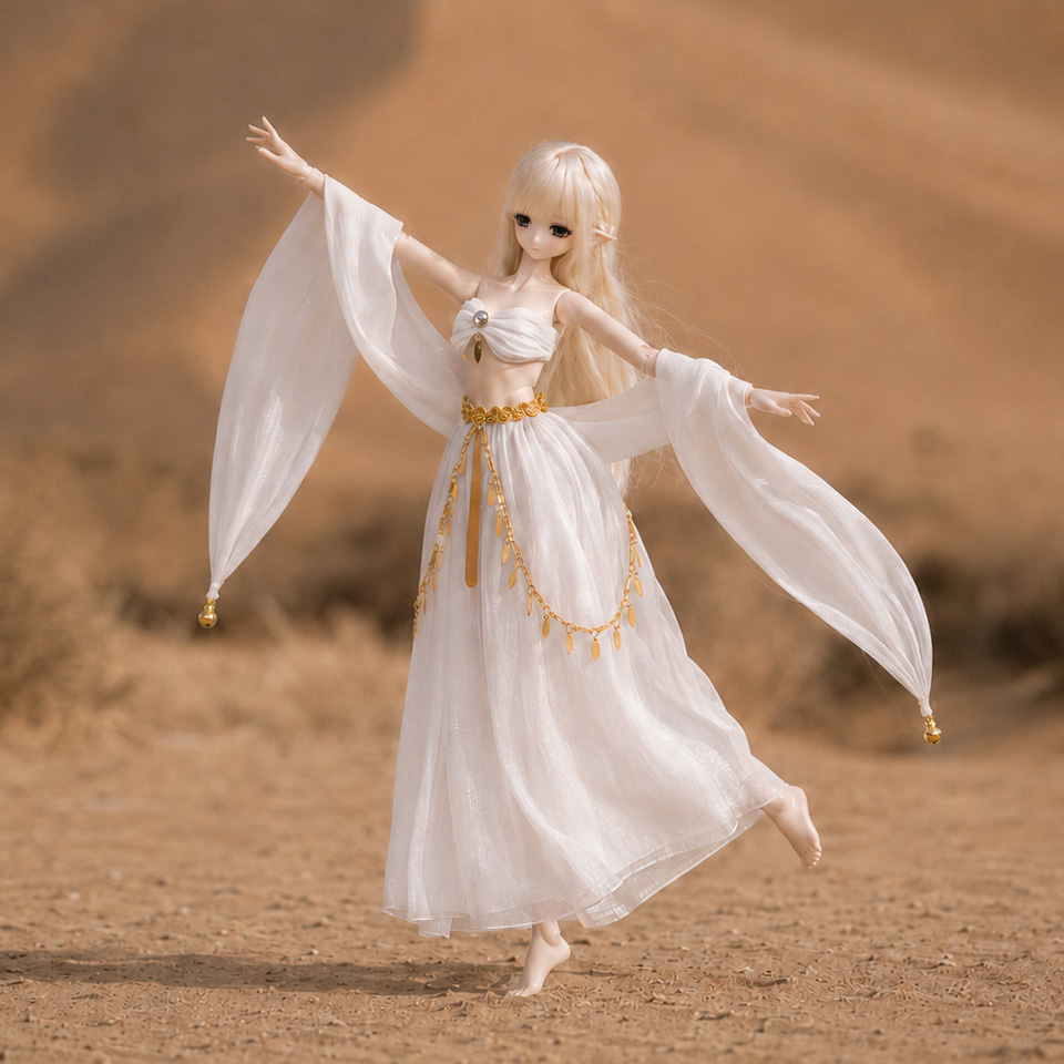 Vintage Collectible Accessories - Vestido de Deusa Grega Vintage Azone