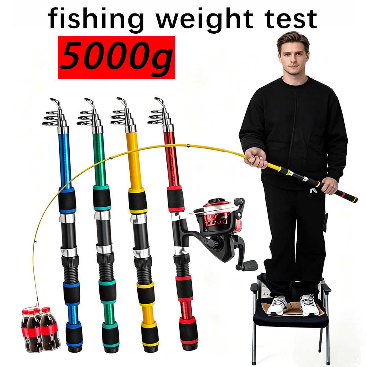 Conjunto de Vara de Pesca Tele - Developing Tank Reel avaliação e preço