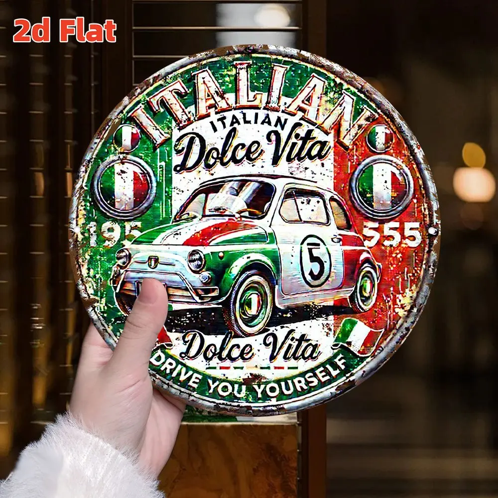 2D plano, vintage italiano par - Vintage Collectible Cars avaliação e preço