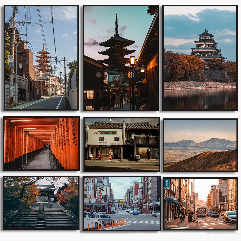 Coleção de Monumentos Japonese - Vintage Collectible Posters avaliação e preço