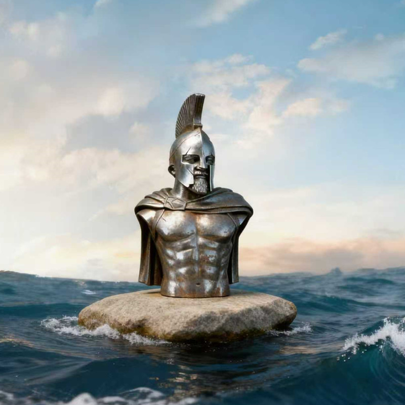 Estátua de Guerreiro Espartano - Vintage Collectible Accessories avaliação e preço