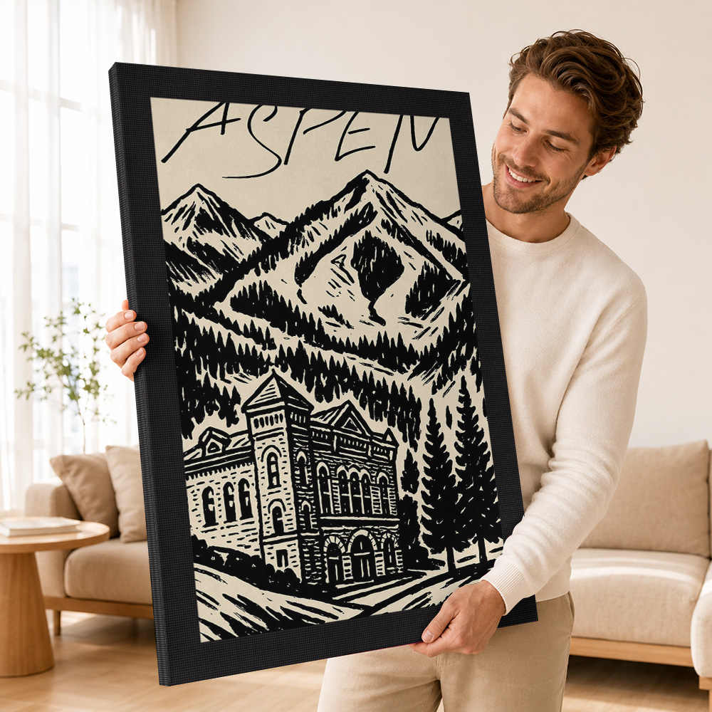 Pôster de Lona Aspen Vintage S - Vintage Collectible Posters avaliação e preço