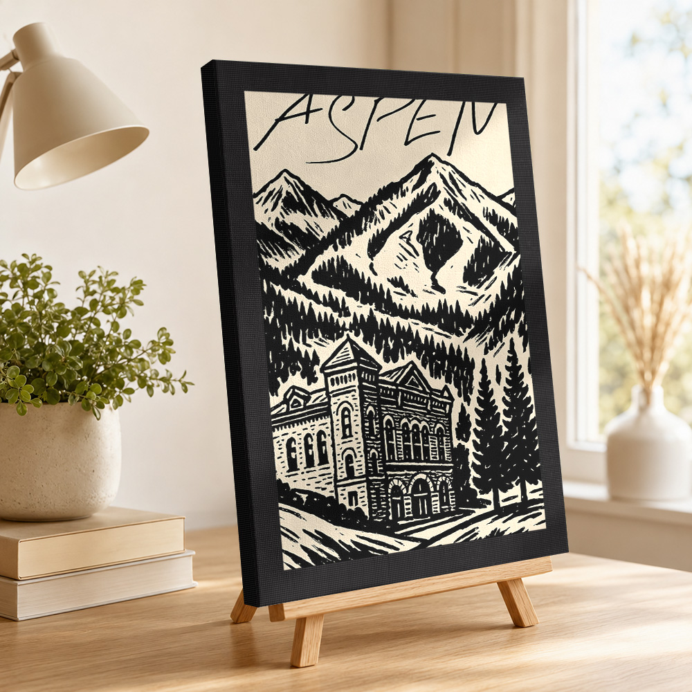 Pôster de Lona Aspen Vintage S - Vintage Collectible Posters avaliação e preço