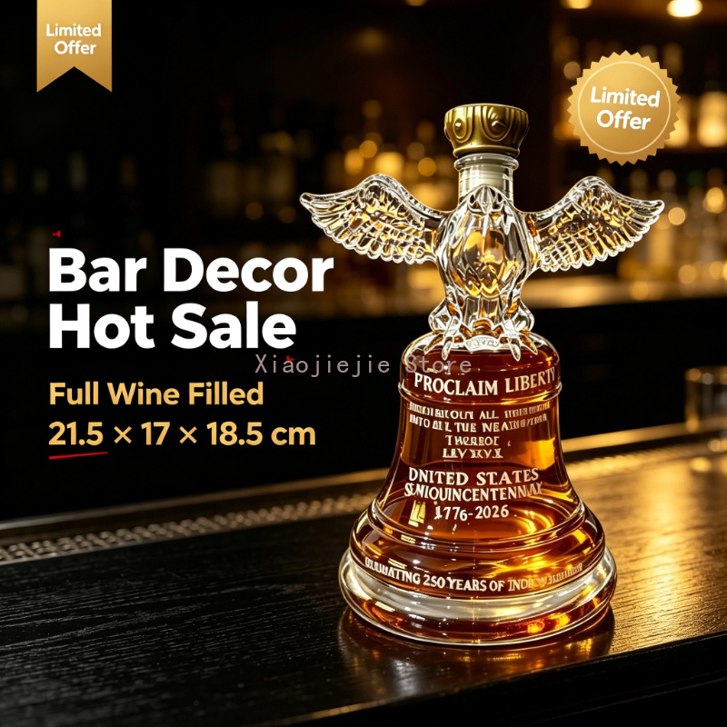 Decantador de Vidro Sino da Li - Vintage Collectible Liquor Bottles avaliação e preço