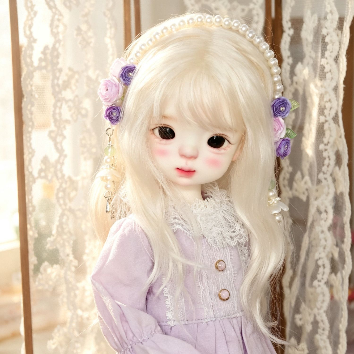Tiara de Boneca com Flores de  - Vintage Collectible Accessories avaliação e preço